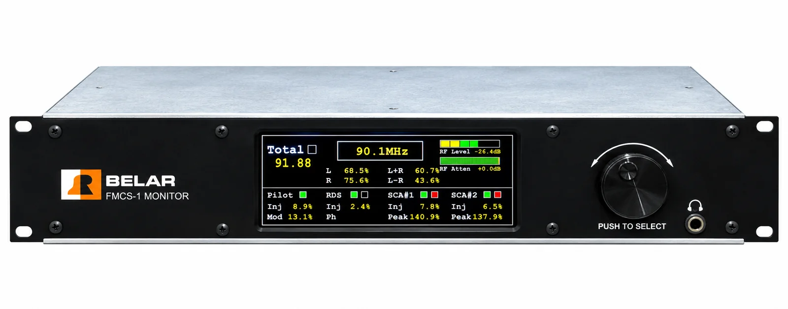 Belar FMCS-1 front panel