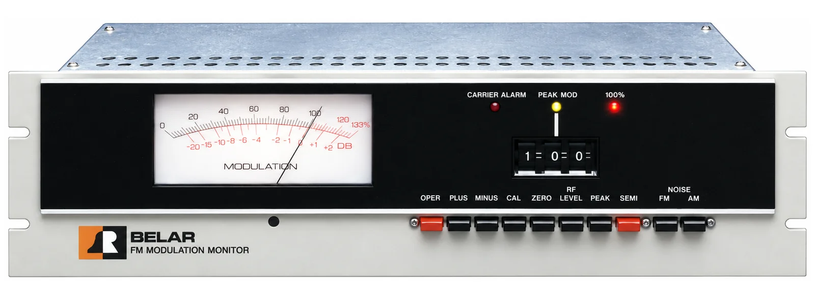 Belar FMM-2 front panel