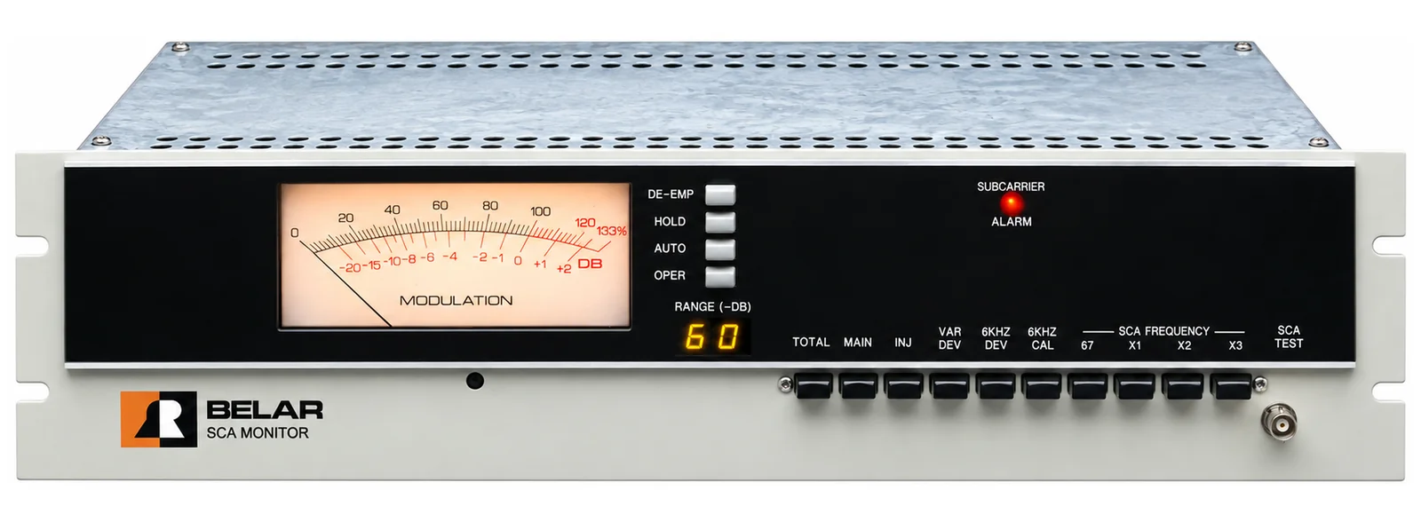 Belar SCM-2 front panel